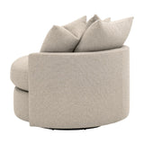 Round Petite Swivel Sofa | Living Essentials Lourne
