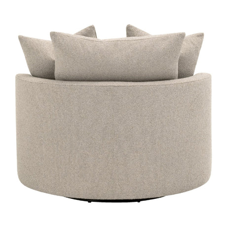 Round Petite Swivel Sofa | Living Essentials Lourne