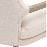 Cream Cushioned Lounge Chair | Living Essentials Calvin