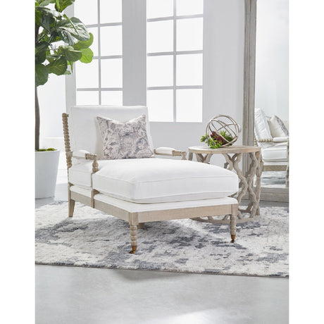 Gray Oak Chaise Lounge | Living Essentials Rouleau