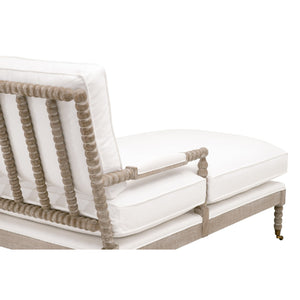   Gray Oak Chaise Lounge | Oroa.com