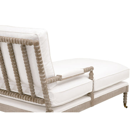 Gray Oak Chaise Lounge | Living Essentials Rouleau