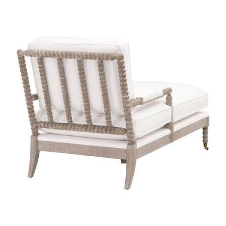Gray Oak Chaise Lounge | Living Essentials Rouleau