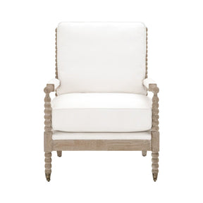 Modern European furniture - Cushioned Gray Oak Club Chair - www.oroa.com