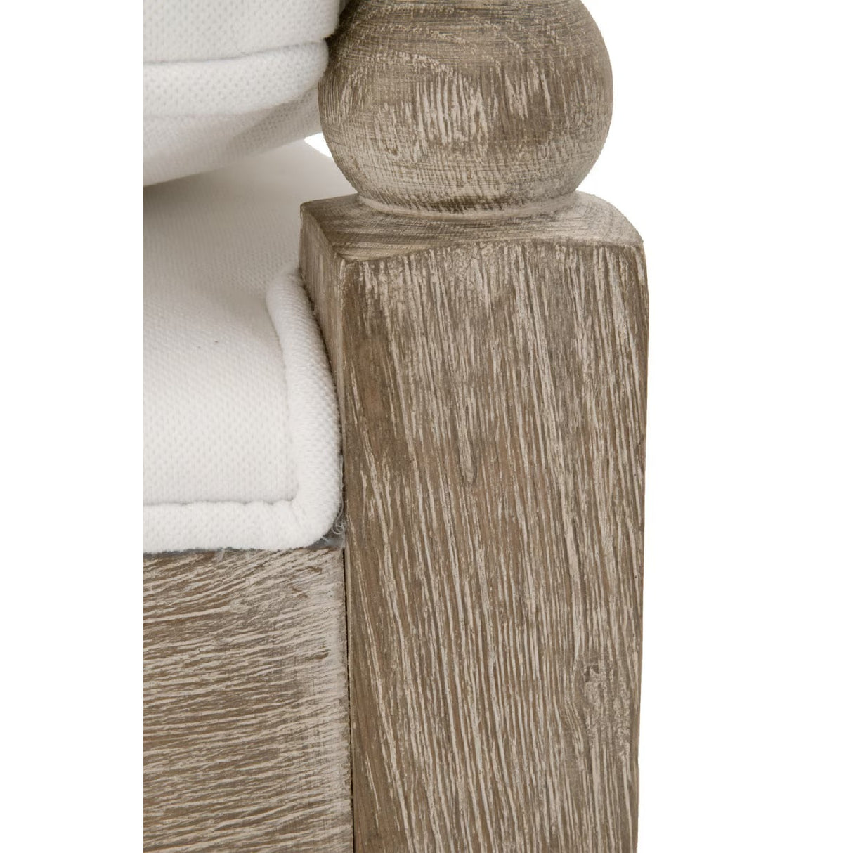   Cushioned Gray Oak Club Chair | Oroa.com