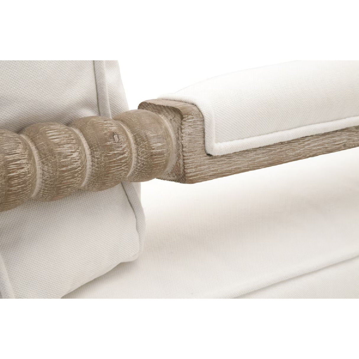   Cushioned Gray Oak Club Chair | Oroa.com