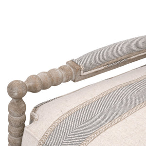   Gray Stripes Accent Chair | Oroa.com