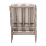 Modern European furniture - Gray Stripes Accent Chair - www.oroa.com