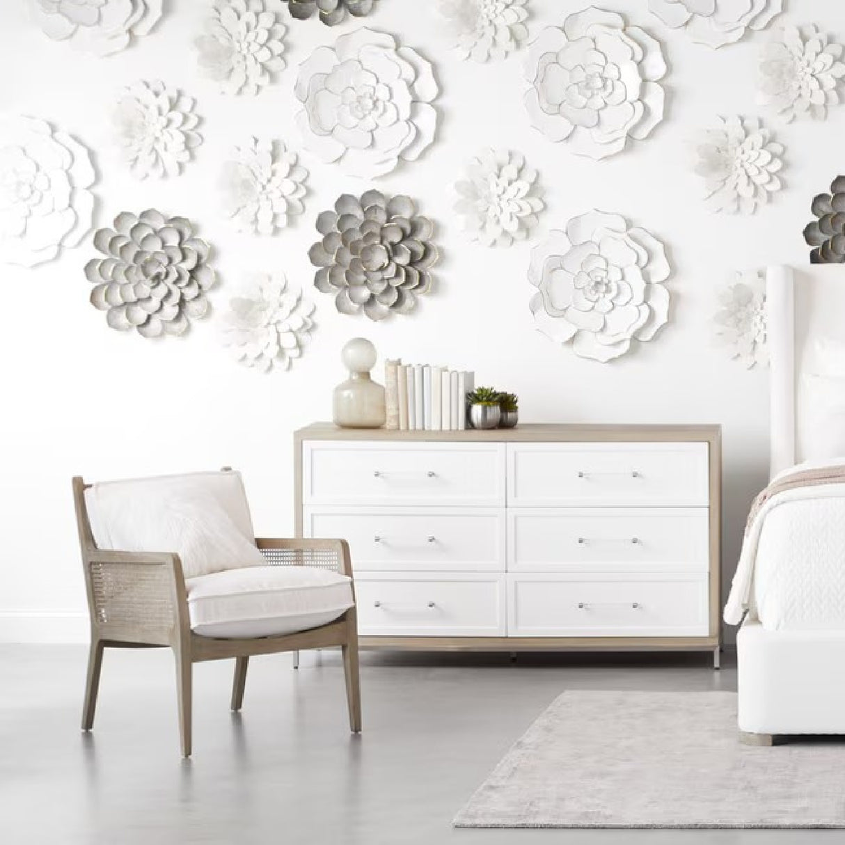   Oak Canework Lounge Chair | Oroa.com