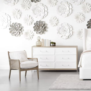   Oak Canework Lounge Chair | Oroa.com