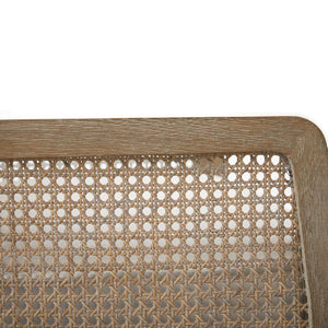   Oak Canework Lounge Chair | Oroa.com