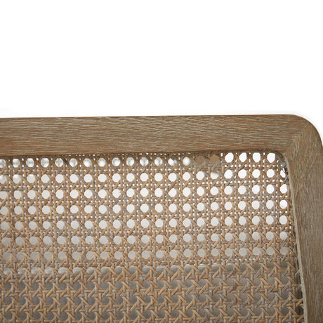 Oak Canework Lounge Chair | Living Essentials Leone