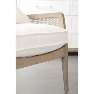   Oak Canework Lounge Chair | Oroa.com