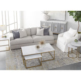 Skirted Swivel Club Chair | Living Essentials Faye