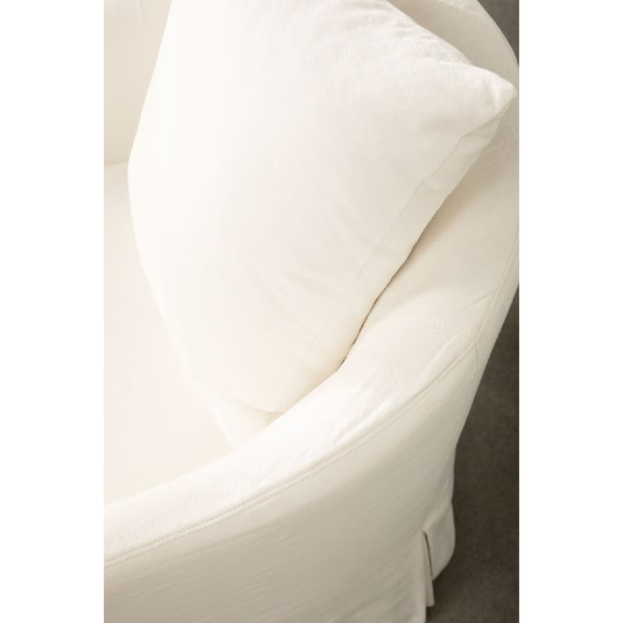  Skirted Swivel Club Chair | Oroa.com