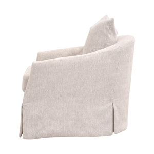   Skirted Swivel Club Chair | Oroa.com
