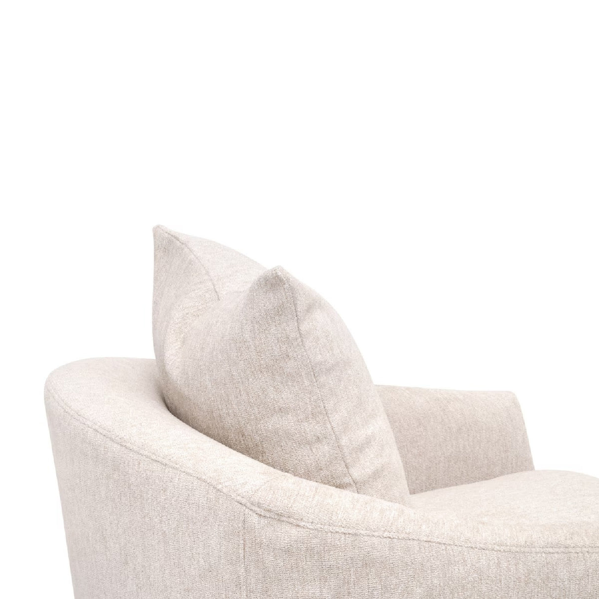   Skirted Swivel Club Chair | Oroa.com