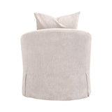 Skirted Swivel Club Chair | Living Essentials Faye