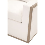 Cushioned Oak Swivel Club Chair | Living Essentials Paxton