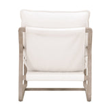 White Boucle Cushioned Club Chair | Living Essentials Hamlin