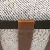 Brown Leather Strap Lounge Chair | Living Essentials Brando
