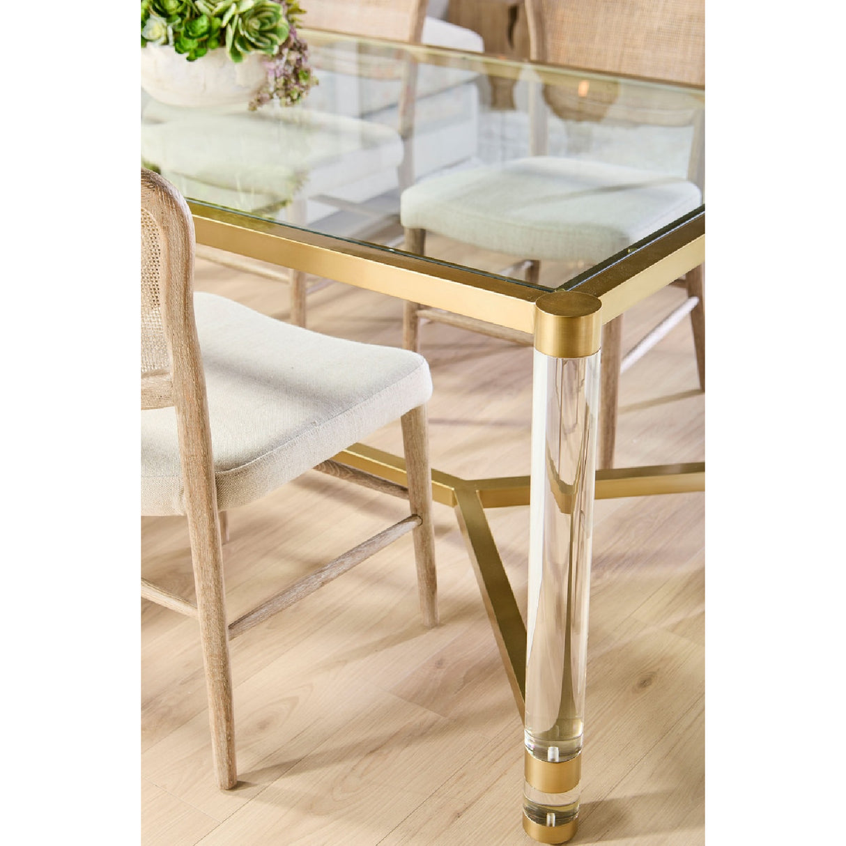   Cane-Back Dining Chair Set (2) | Oroa.com