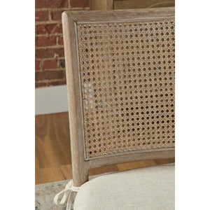   Oak Canework-Back Dining Chairs (2) | Oroa.com