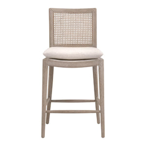   Oak Canework-Back Counter Stool | Oroa.com