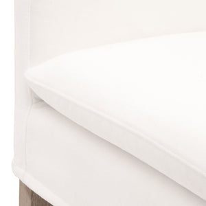   White Slipcover Counter Stool | Oroa.com