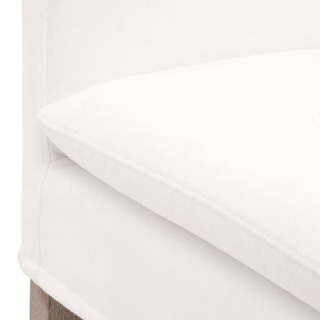 Modern European furniture - White Slipcover Counter Stool - www.oroa.com
