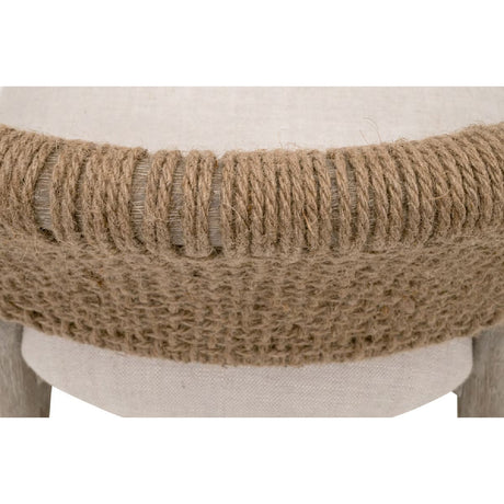 Modern European furniture - Jute Twine Back Accent Chair - www.oroa.com