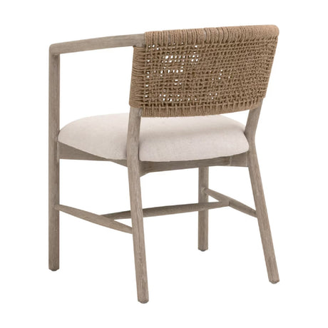 Modern European furniture - Jute Twine Back Accent Chair - www.oroa.com