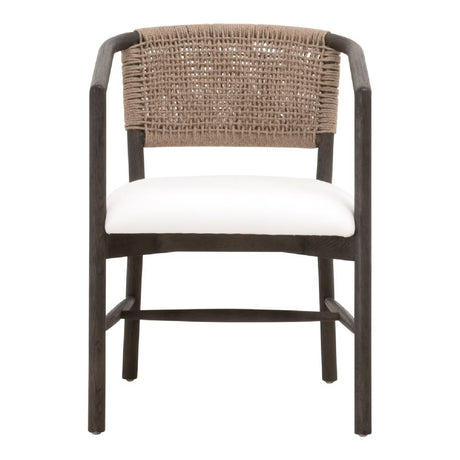 Modern European furniture - Jute Twine Back Accent Chair - www.oroa.com