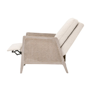   Beige Linen Recliner Chair | Oroa.com