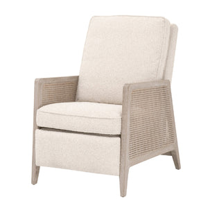   Beige Linen Recliner Chair | Oroa.com