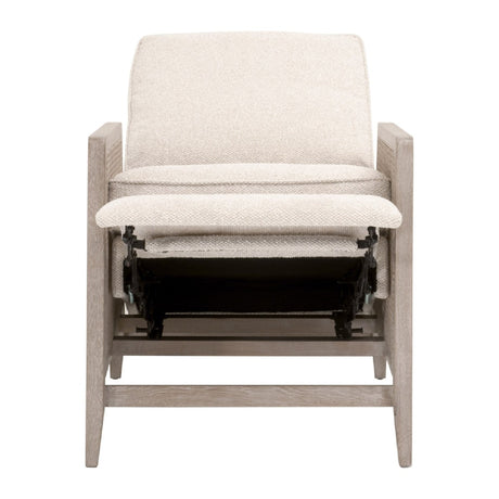 Modern European furniture - Beige Linen Recliner Chair - www.oroa.com