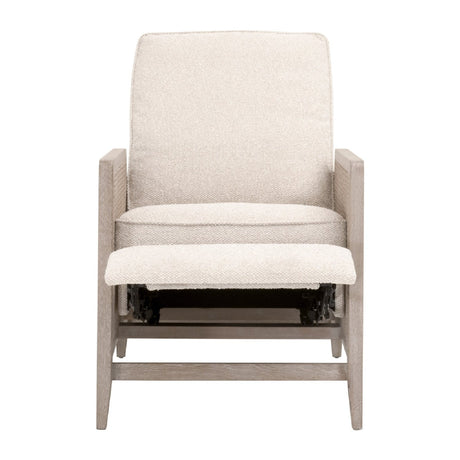 Modern European furniture - Beige Linen Recliner Chair - www.oroa.com