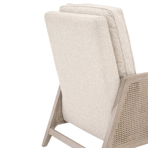   Beige Linen Recliner Chair | Oroa.com
