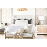 Cushioned Gray Oak Bench | Living Essentials Leone