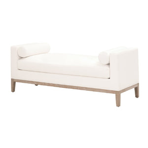   White Upholstered Bench | Oroa.com