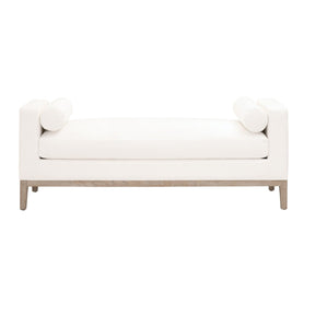 Modern European furniture - White Upholstered Bench - www.oroa.com