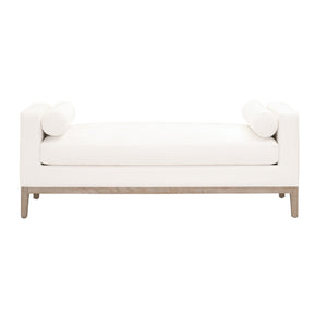   White Upholstered Bench | Oroa.com