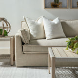 Taper-Armed Outdoor Sofa | Living Essentials Thea