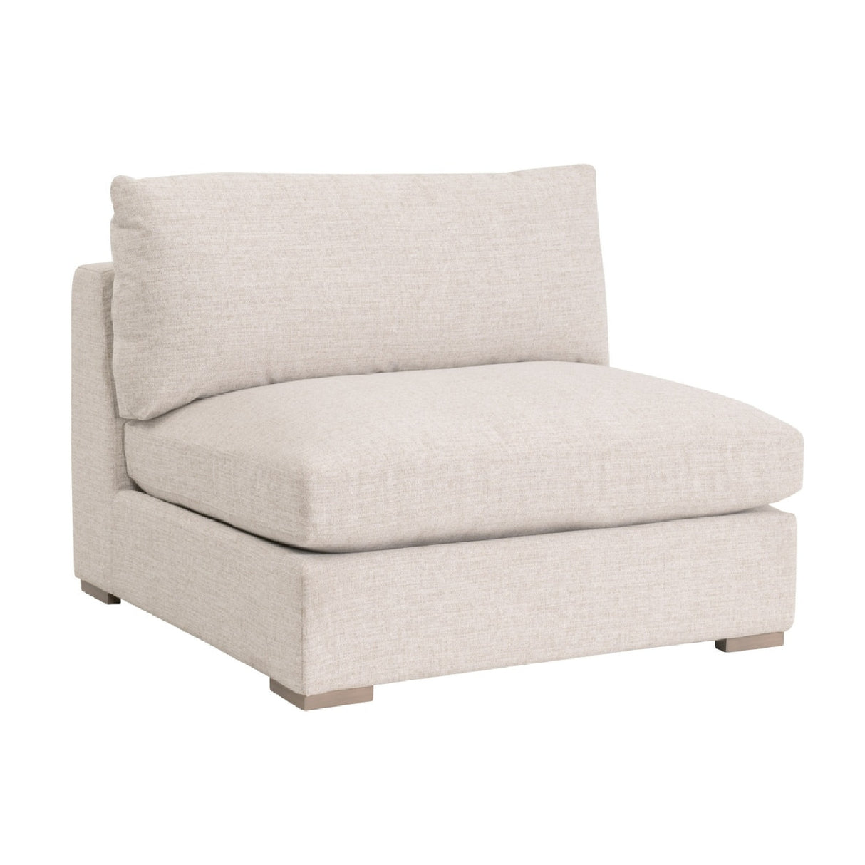   Beige Outdoor Modular Armless Chair | Oroa.com