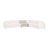 Modern European furniture - Beige Outdoor Modular Armless Chair - www.oroa.com