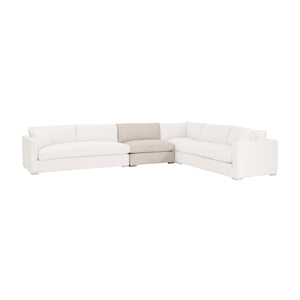   Beige Outdoor Modular Armless Chair | Oroa.com