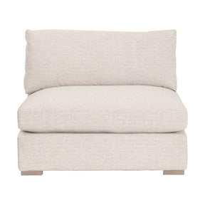 Modern European furniture - Beige Outdoor Modular Armless Chair - www.oroa.com