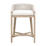 Modern European furniture - White Speckle Rope Counter Stool - www.oroa.com
