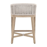 Modern European furniture - White Speckle Rope Counter Stool - www.oroa.com