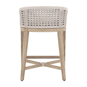   White Speckle Rope Counter Stool | Oroa.com